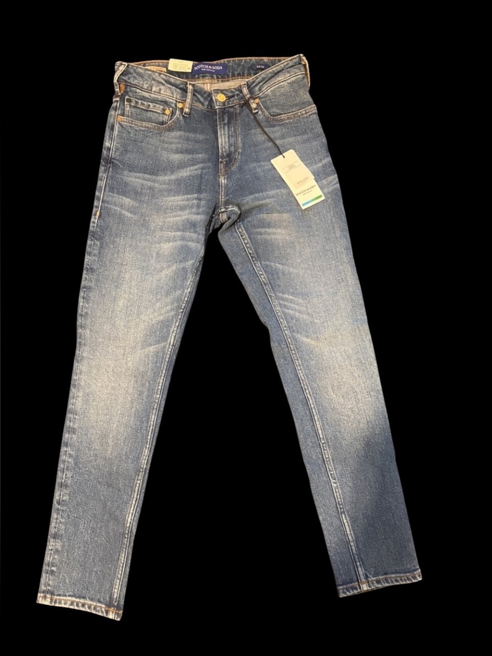 Scotch & Soda Men’s Medium Blue Skinny Jeans